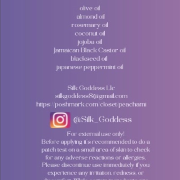 Hair Growth Oil (sweet mint scented) - Picture 5 of 5